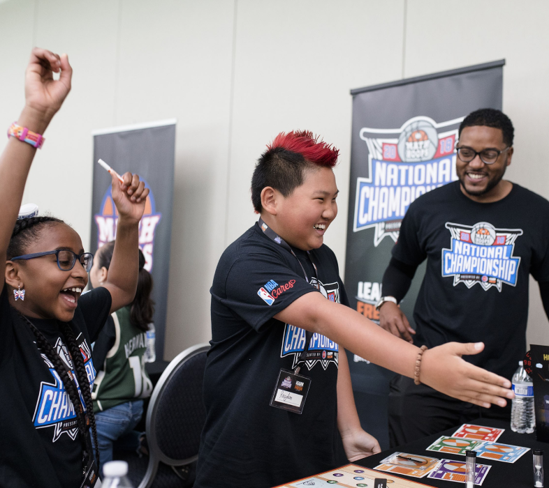 Students at NBA Math Hoops National Championship